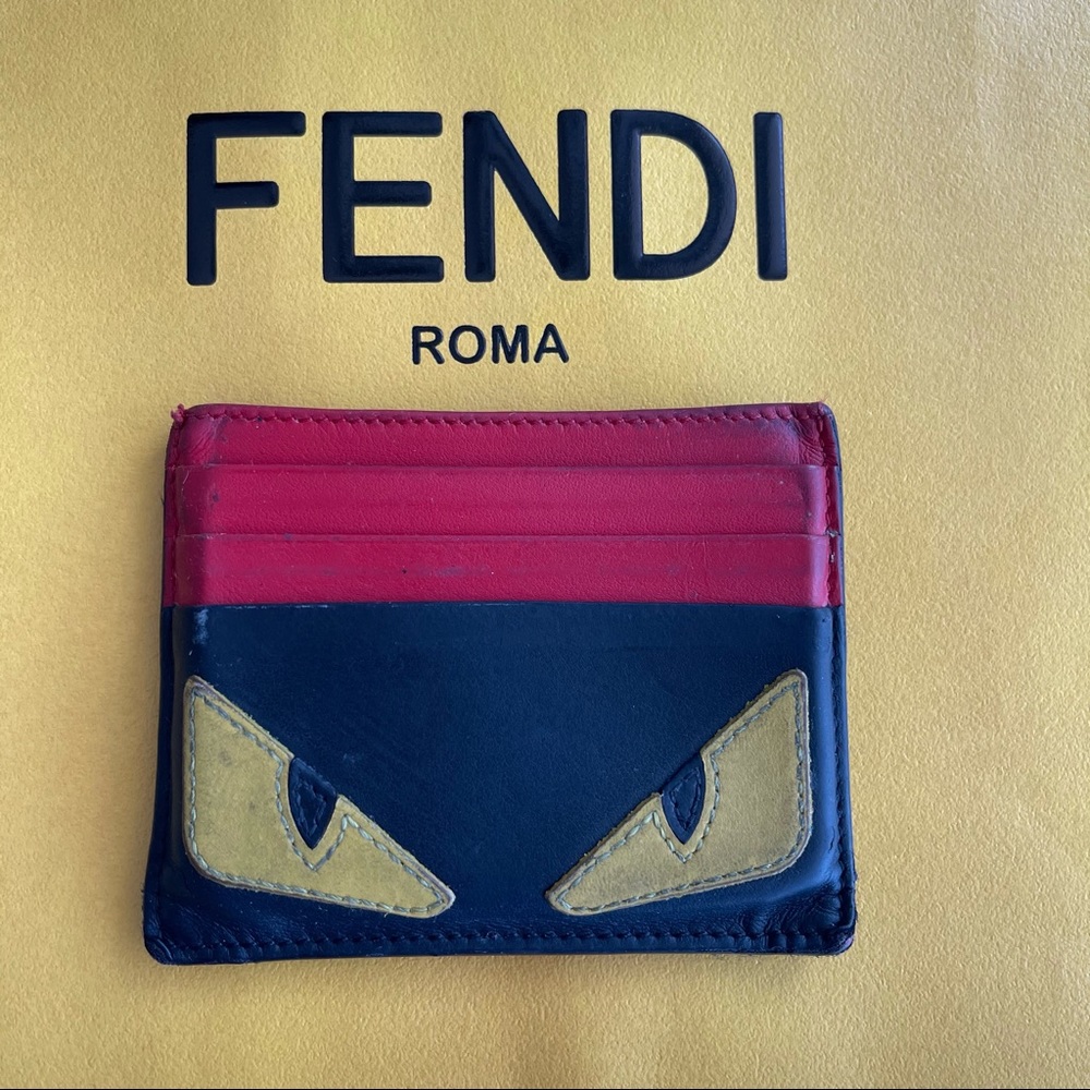 Fendi monster cardholder/ wallet